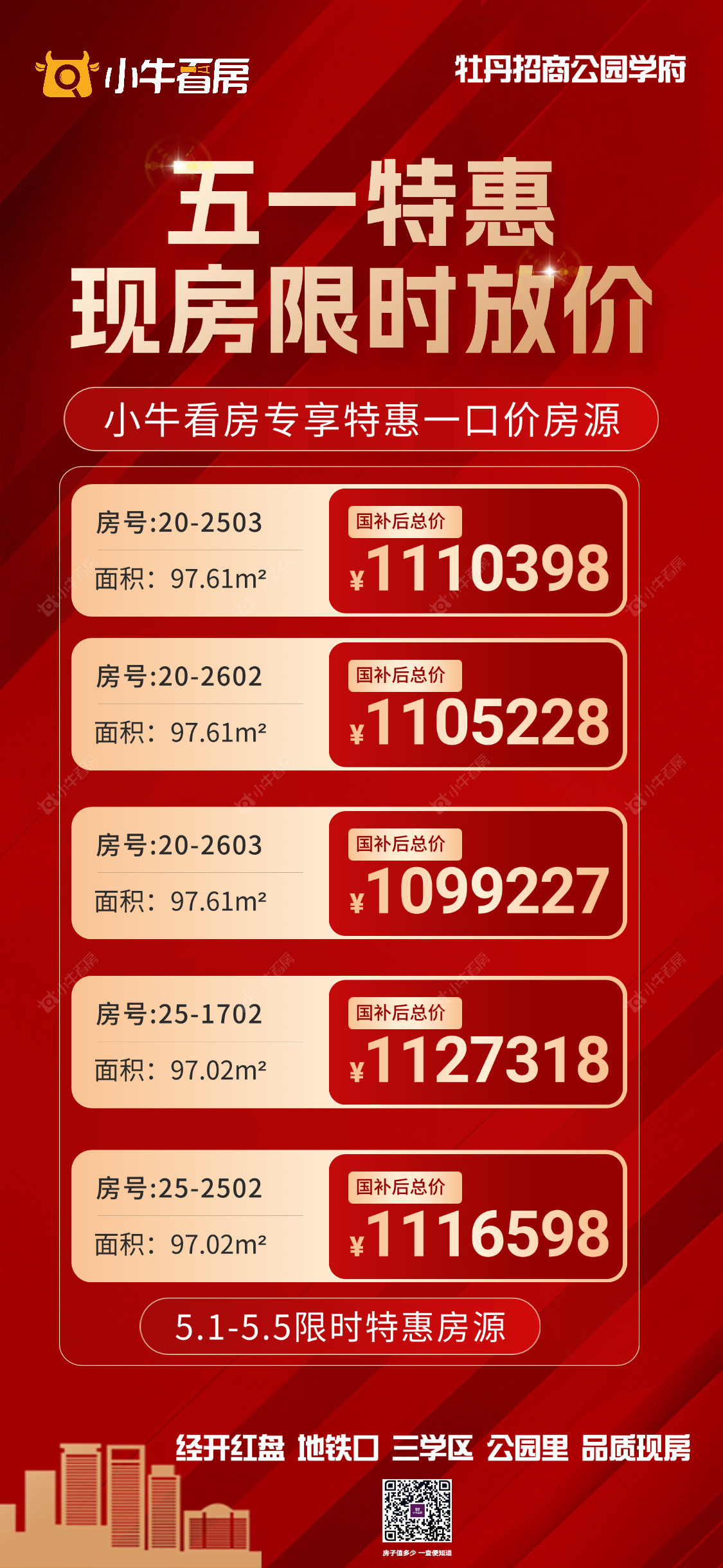 查看牡丹招商公园学府新房项目动态封面图
