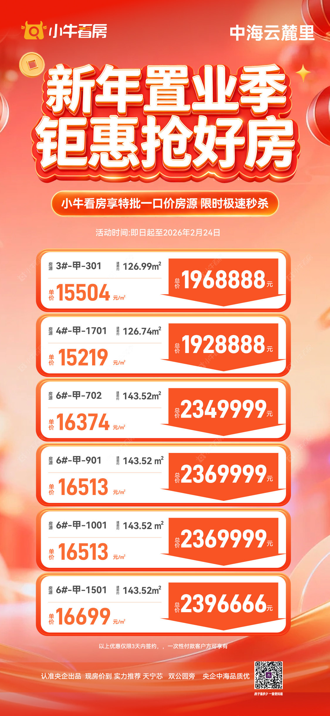 查看中海云麓里新房项目动态封面图